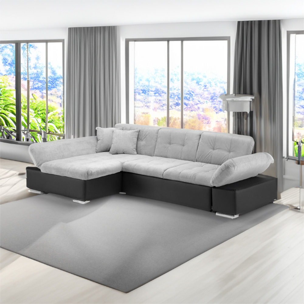 Malvi_Sofabed_Black_Grey_Left_Hand_Facing_Corner_square-background